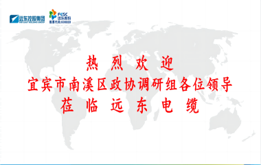 南溪區(qū)政協(xié)黨組書記、主席余水情率隊(duì)蒞臨遠(yuǎn)東電纜宜賓參觀調(diào)研